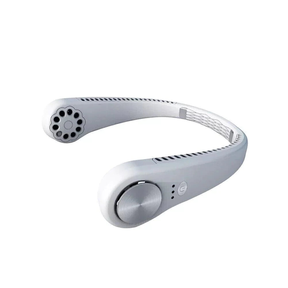 Stay Cool Anywhere with the USB Portable Hanging Neck Fan - Your Personal Air Conditioner on the Go